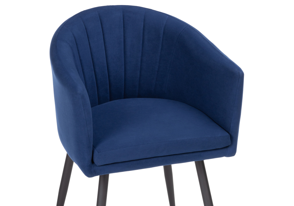 фото стул woodville валета темно-синий / черный 504203 | 220svet.ru