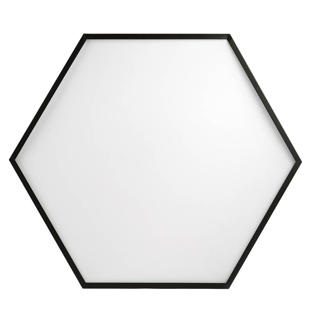 фото подвесной светодиодный cветильник geometria эра hexagon spo-121-b-40k-038 38вт 4000к черный б0050551 | 220svet.ru