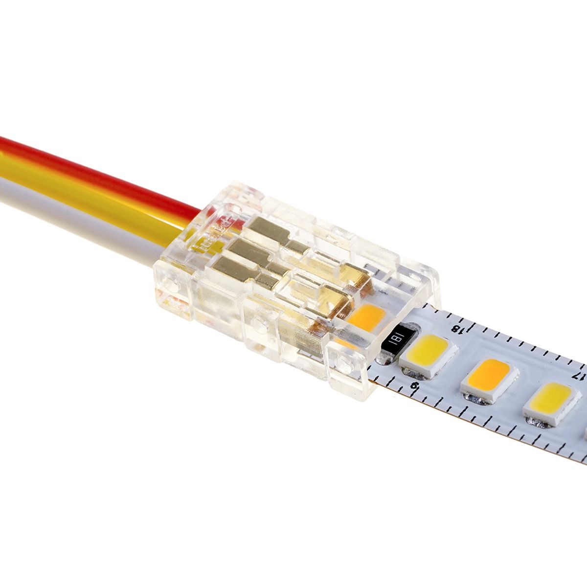 фото соединитель лента-блок питания 10мм для cct smd ленты шириной 8 мм feron ld171 52002 | 220svet.ru