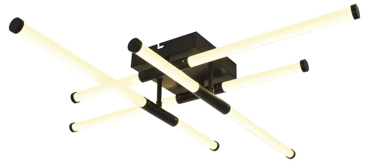 фото светильник потолочный светодиодный эра модерн fliss cll-1 72w 3k-6k rc bk с ду черный б0069744 | 220svet.ru