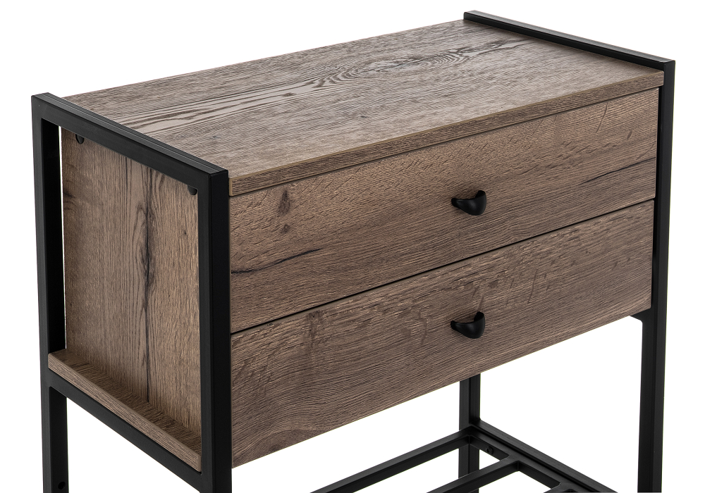 фото модульная прихожая woodville лофт дуб велингтон 542696 | 220svet.ru