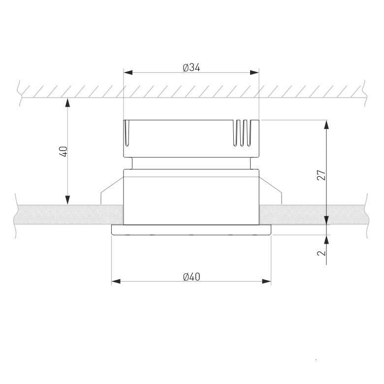 фото встраиваемый светодиодный светильник elektrostandard 25025/led 3w 4200k bk черный a056777 | 220svet.ru