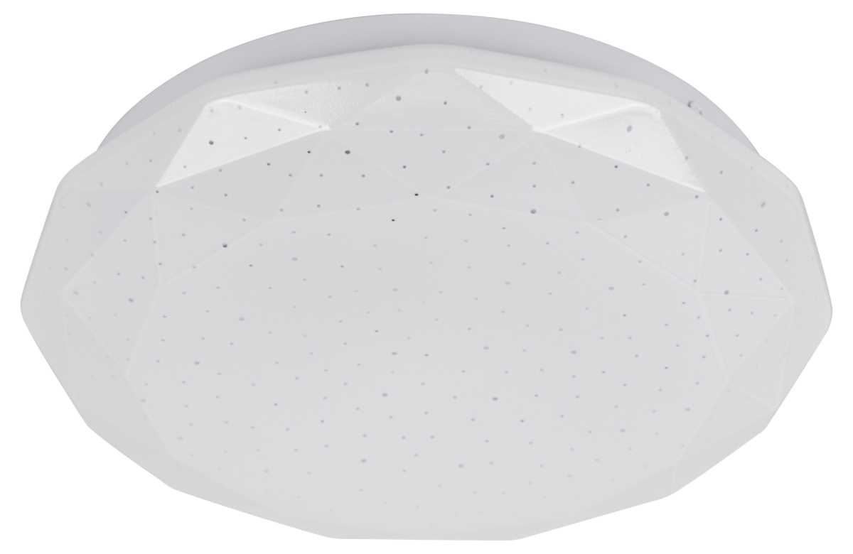 фото светильник потолочный светодиодный эра классик без ду spb-6 wh 36w-4k slim sparkle б0069789 | 220svet.ru