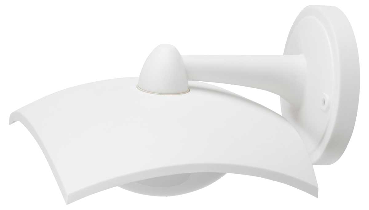 фото садово-парковый светильник эра «дели 4» дбу 07-8-004 белый 4-гранный ip44 светодиодный 8вт 3000k б0064315 | 220svet.ru