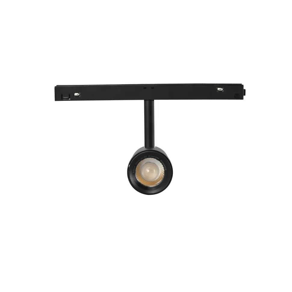 фото трековый магнитный светодиодный светильник iledex technical vision zoom 4822-020-d47-10w-10/60dg-4000k-bk | 220svet.ru