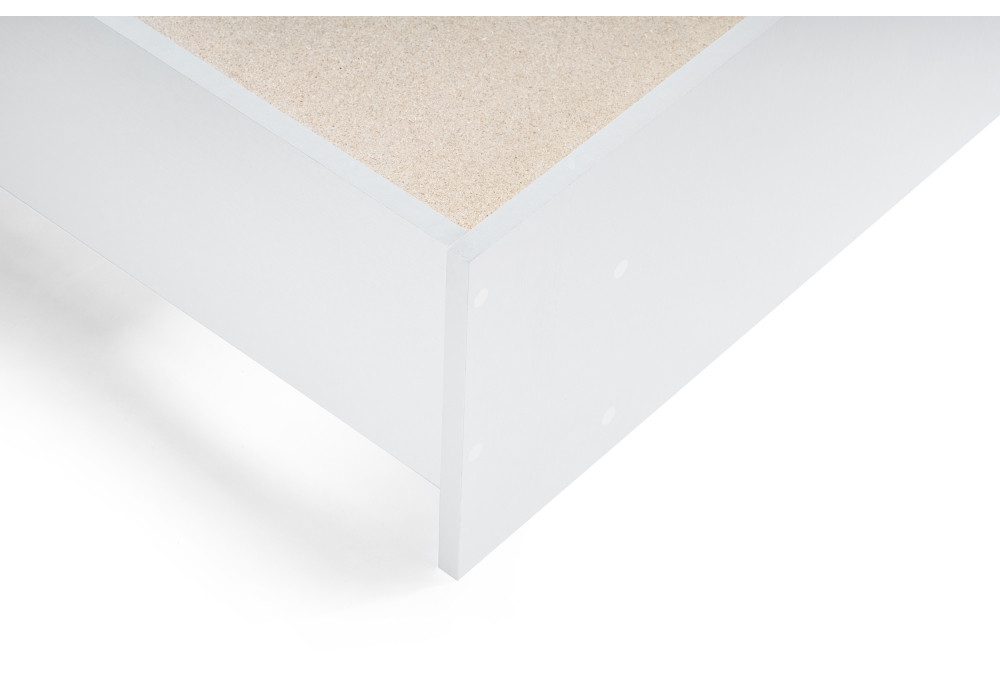 фото кровать woodville адайн 160х200 белое дерево / белое дерево 507382 | 220svet.ru