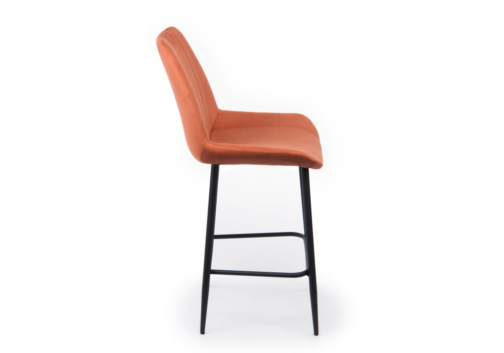 фото барный стул woodville седа терракотовый (zd 432) / черный 632617 | 220svet.ru