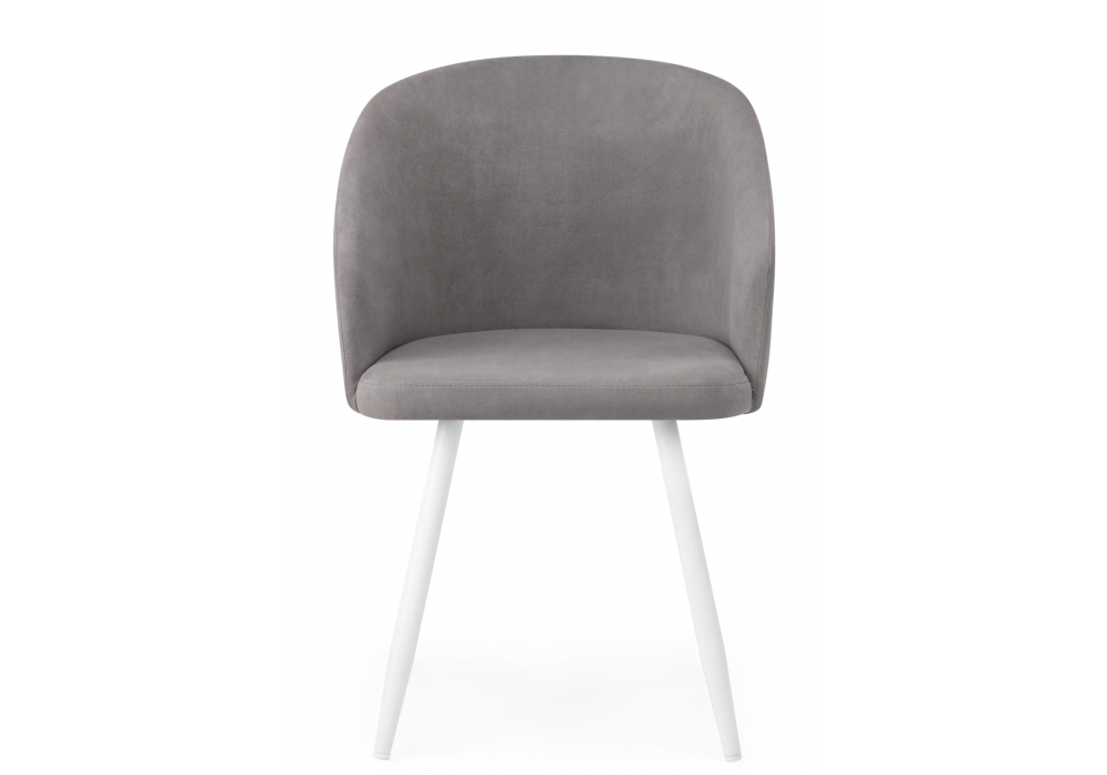 фото стул на металлокаркасе поворотный woodville монер 360 темно-серый (glory 20) / белый 632668 | 220svet.ru