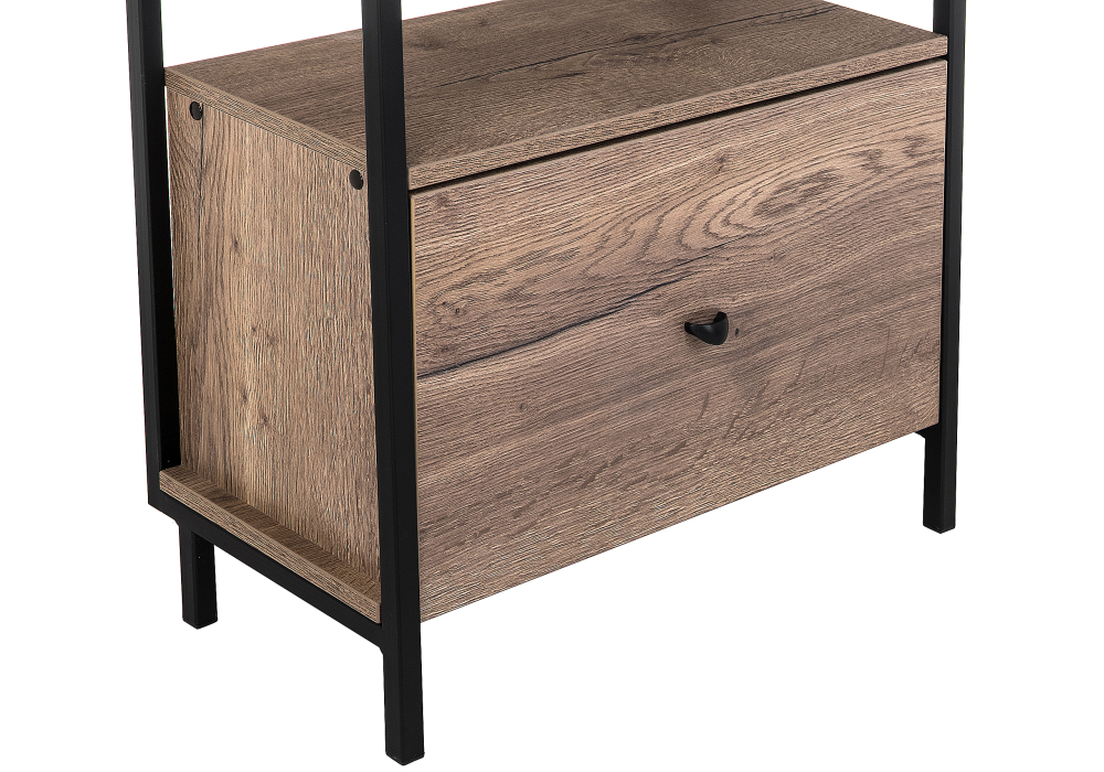 фото модульная прихожая woodville лофт дуб велингтон 542696 | 220svet.ru