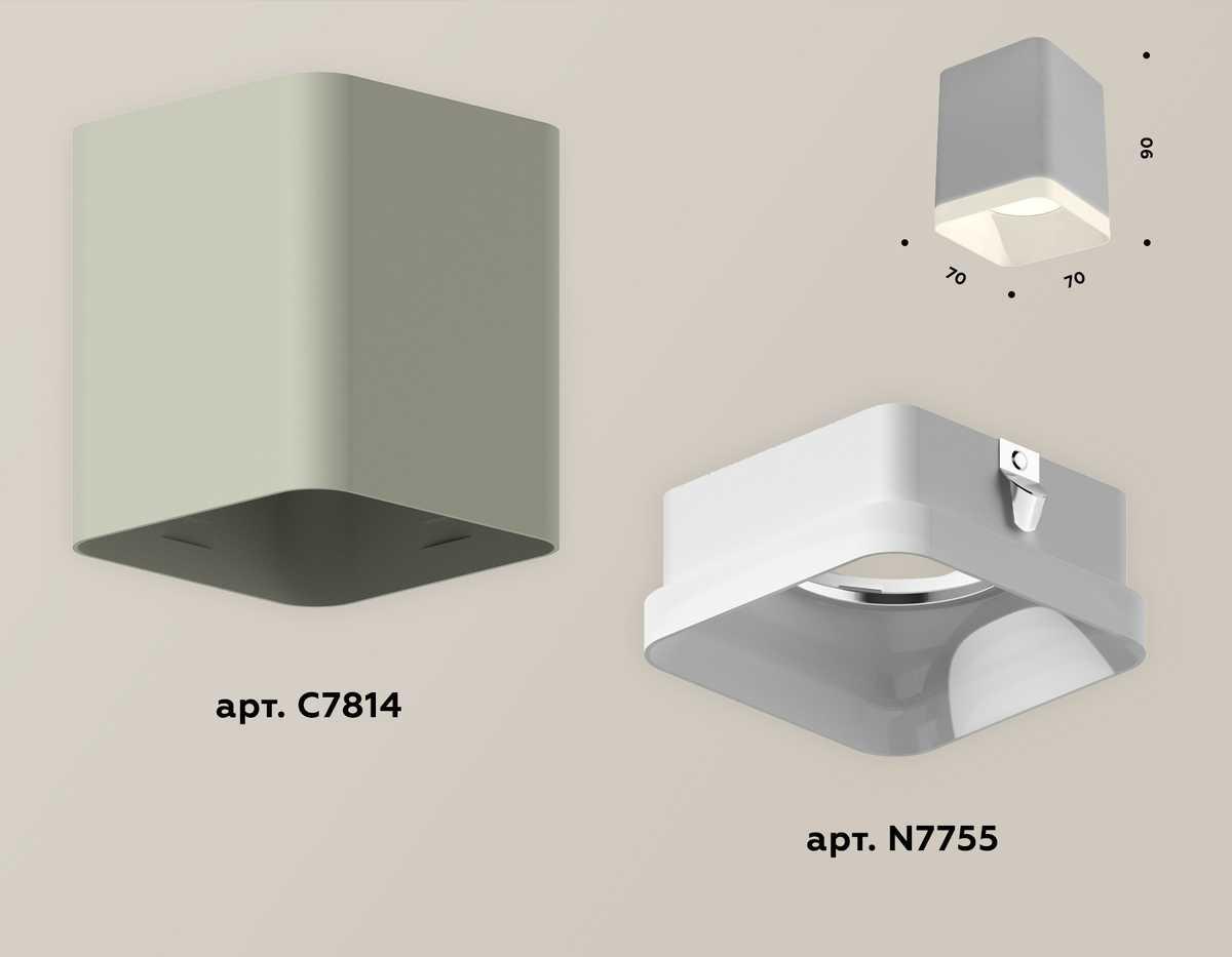 фото комплект потолочного светильника ambrella light techno spot xc (c7814, n7755) xs7814010 | 220svet.ru