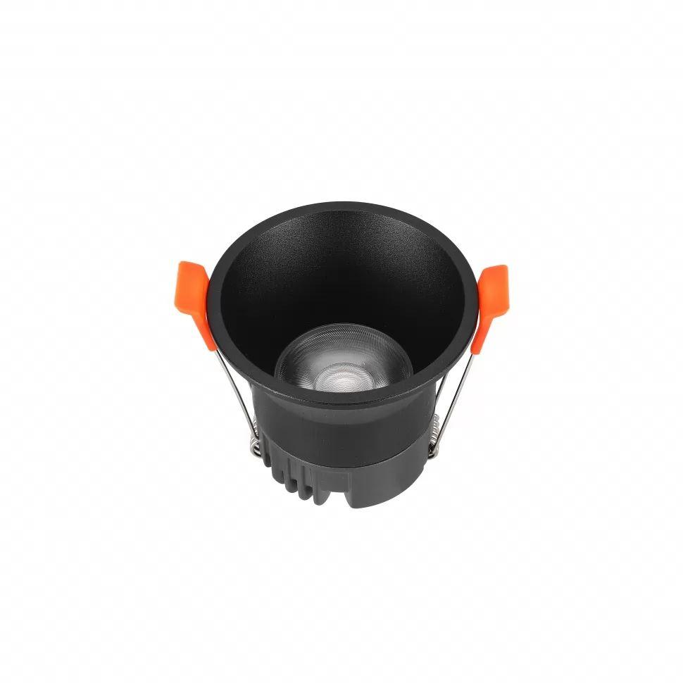 фото встраиваемый светодиодный светильник iledex 207-7w-d75-3000k-24dg-bk | 220svet.ru