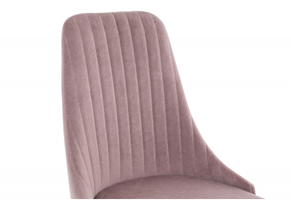 фото стул на металлокаркасе woodville kora light purple / black 15094 | 220svet.ru