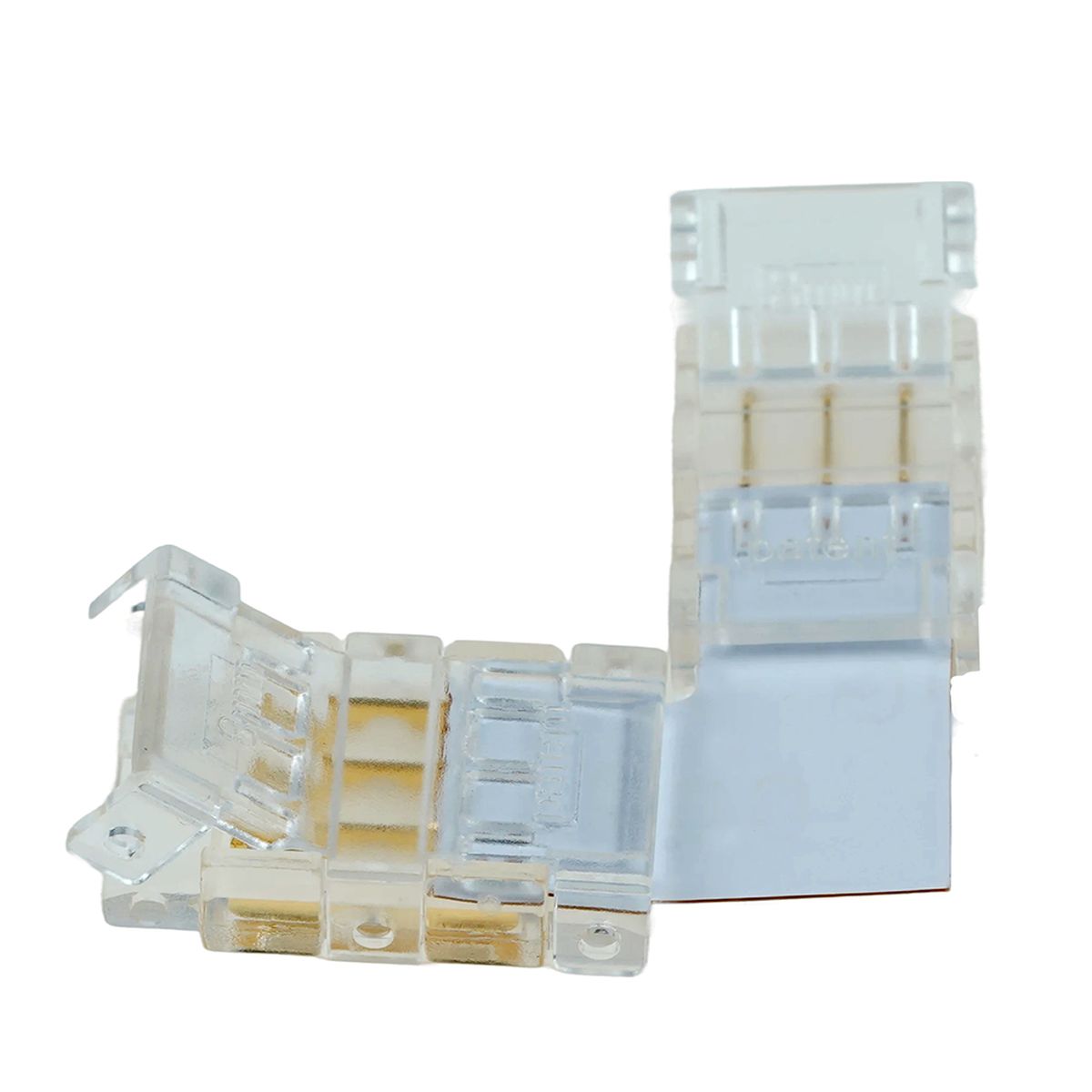 фото соединитель угловой 10мм для ленты cct smd ленты шириной 8 мм feron ld172 52003 | 220svet.ru