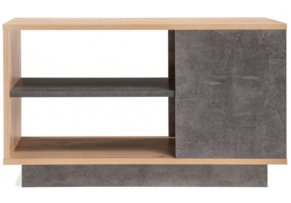 фото журнальный стол woodville арчи дуб золотой craft / камень темный 339643 | 220svet.ru