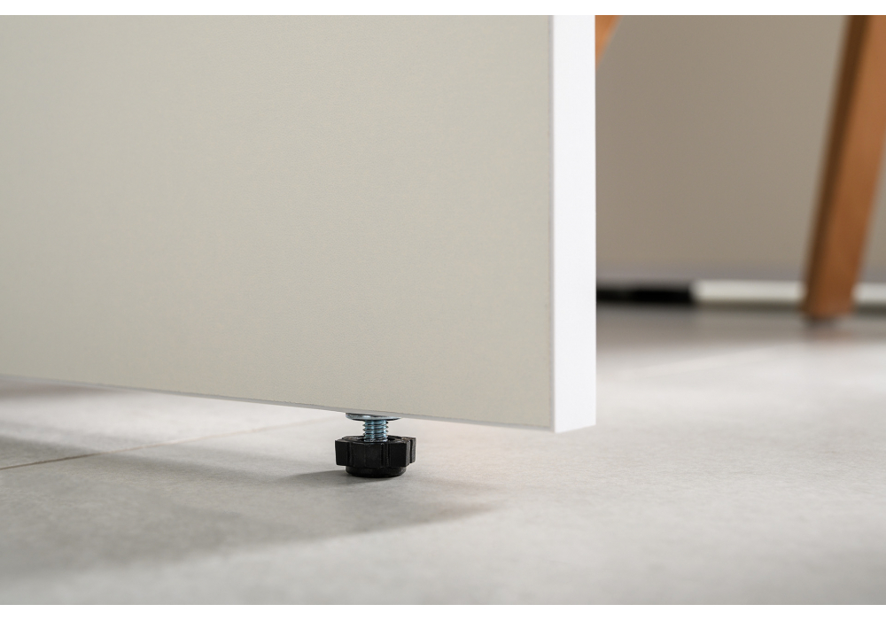 фото письменный стол woodville опра белый шагрень / дуб золотой craft 676810 | 220svet.ru