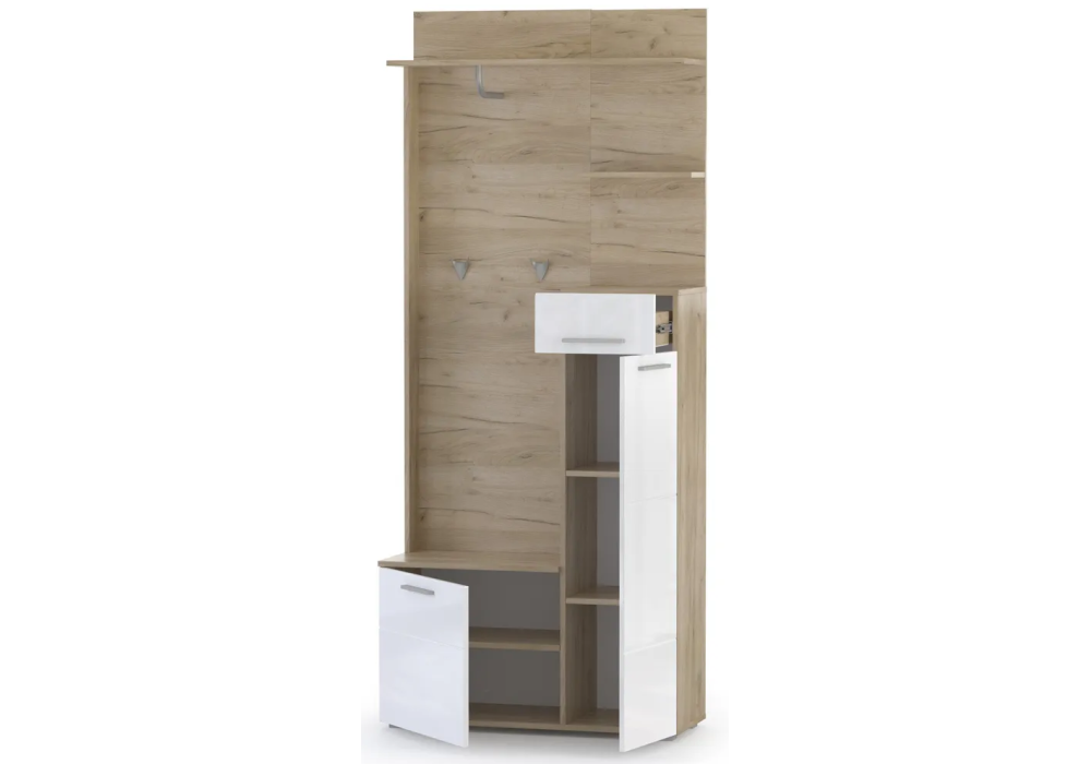 фото прихожая woodville лайн серый 339718 | 220svet.ru