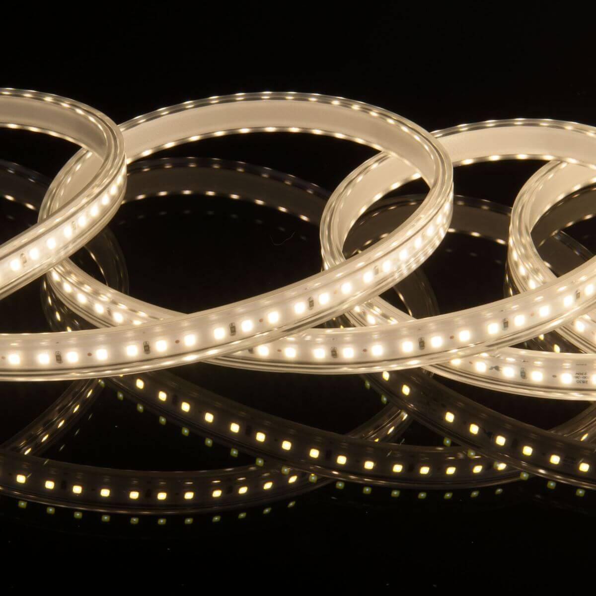 фото светодиодная влагозащищенная лента elektrostandard 8w/m 60led/m 2835smd дневной белый 50m a053637 | 220svet.ru