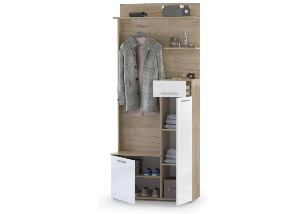 фото прихожая woodville лайн серый 339718 | 220svet.ru