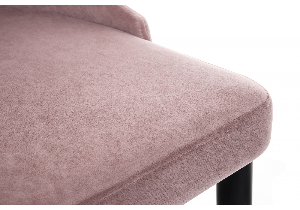 фото стул на металлокаркасе woodville kora light purple / black 15094 | 220svet.ru