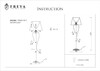 Миниатюра фото торшер freya simone fr2020-fl-01-bg | 220svet.ru