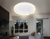 Миниатюра фото потолочная светодиоднгая люстра с пультом ду ambrella light comfort fl fl5112 | 220svet.ru
