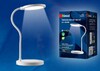 Миниатюра фото настольная лампа (ul-00003338) uniel tld-553 white/led/400lm/4500k/dimmer/usb | 220svet.ru