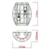 Миниатюра фото настенный светильник rivoli meike 4080-402 б0047925 | 220svet.ru