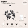 Миниатюра фото подвесная люстра maytoni dallas mod545pl-24g | 220svet.ru