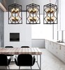 Миниатюра фото подвесная люстра lumina deco quadrato ldp 1223-8 bk+md | 220svet.ru