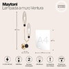 Миниатюра фото бра maytoni ventura mod012wl-02g | 220svet.ru
