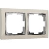 Миниатюра фото рамка из поликарбоната на 2 поста werkel snabb слоновая кость w0021903 | 220svet.ru