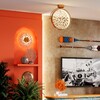 Миниатюра фото потолочный светодиодный светильник odeon light midcent 6627/36cl античная бронза | 220svet.ru