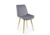 Миниатюра фото стул на металлокаркасе поворотный woodville седа 360 темно-серый (zd 995) / золотой np 632389 | 220svet.ru