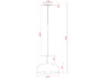 Миниатюра фото подвесной светильник arte lamp kayla a7102sp-1bk | 220svet.ru