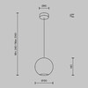 Миниатюра фото подвесной светильник maytoni glamping mod437pl-01bg | 220svet.ru