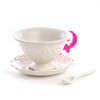 Миниатюра фото чайная пара i-tea fuchsia seletti | 220svet.ru