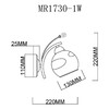 Миниатюра фото бра myfar stella mr1730-1w | 220svet.ru