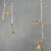 Миниатюра фото гирлянда бахрома с колпачком 3,1 x 0,5 м желтая 220в, 120 led, провод прозрачный пвх, ip65 ltc pil120cap-10-2y | 220svet.ru