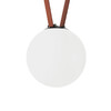 Миниатюра фото трековый ременной светильник denkirs belty orb dk5554-bk | 220svet.ru