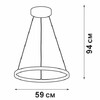 Миниатюра фото подвесной светодиодный светильник vitaluce v04614-13/1s | 220svet.ru
