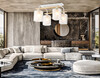 Миниатюра фото потолочная люстра  ambrella light traditional loft tr tr3033246/4 wh/wd | 220svet.ru