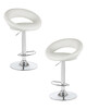 Миниатюра фото стул барный dobrin mira lm-5001-n_ch-m_el-white-11289 | 220svet.ru