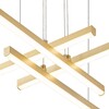 Миниатюра фото подвесной светодиодный светильник indigo paralleli 14017/4p gold v000086l | 220svet.ru