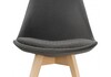 Миниатюра фото стул деревянный bonuss dark gray / wood | 220svet.ru