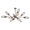Миниатюра фото потолочная люстра escada desire 10165/12pl nickel | 220svet.ru