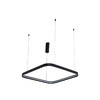 Миниатюра фото подвесной светодиодный светильник italline it013-6024 black 3000k | 220svet.ru