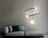 Миниатюра фото подвесной светодиодный светильник ambrella light comfort linetech fl66303 | 220svet.ru