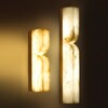 Миниатюра фото настенный светодиодный светильник odeon light marbella 6685/10wl латунь | 220svet.ru