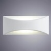 Миниатюра фото уличный настенный светодиодный светильник arte lamp a8288al-1wh | 220svet.ru