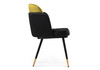 Миниатюра фото стул woodville penelopa black / hakki / black / gold 15418 | 220svet.ru